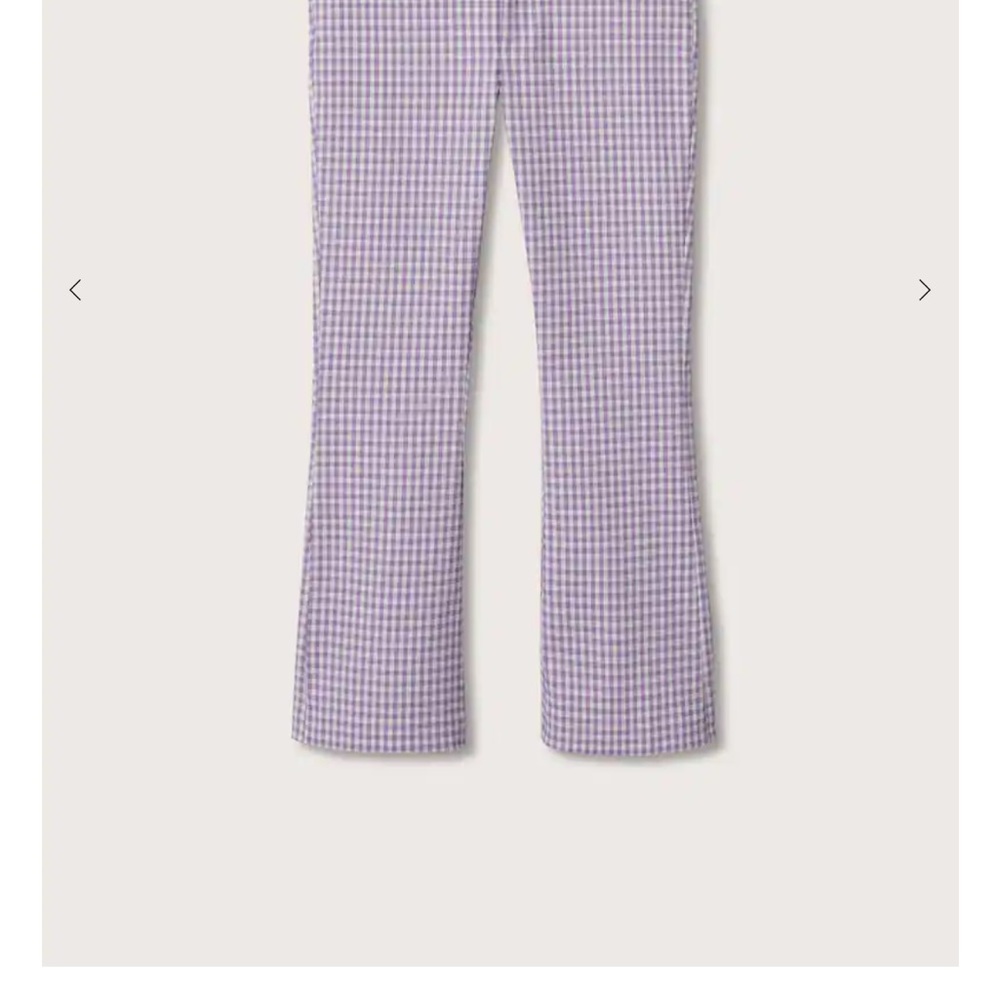 Mango Gingham Pants - image 4